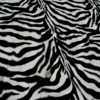 Fausse fourrure zebre