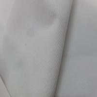 tissu Gabardine coton 100% blanc cassé 205 gr m²