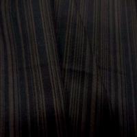 Gabardine coton lycra imprime rayures ton marron2