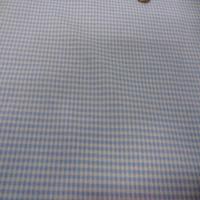 Gabardine coton lycra imprime vichy bleu blanc7