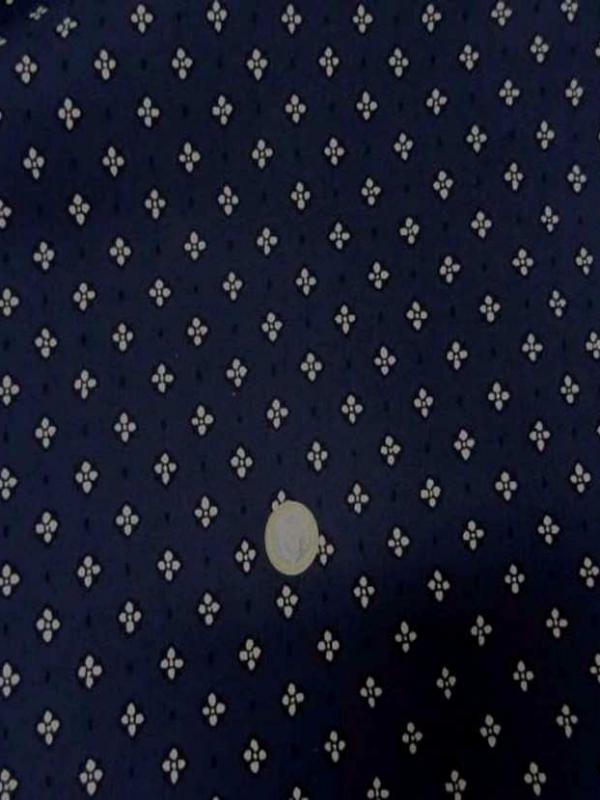 Gabardine coton lycra ton bleu0