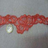 Galon de dentelle corail en 5cm de large8