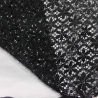 galon de dentelle aspect coton non extensible noire en 26cm en ligne