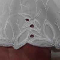 galon de jersey polyester brodé blanc cassé en 30 cm sur Marseille