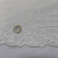 achat galon de jersey polyester brodé blanc cassé en 30 cm