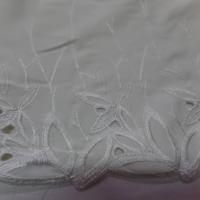 galon de jersey polyester brodé blanc cassé en 30 cm en ligne