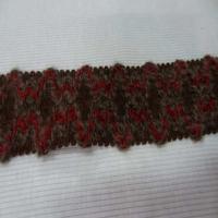 Galon de laine ton marron en 4 5 cm 1