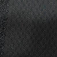 Galon de resille brode gris bleu acier en 12 cm