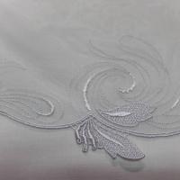 galon de résille dentelle gris clair en 16cm