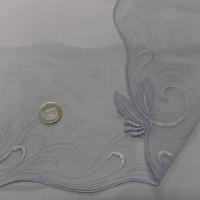 vente de galon de résille dentelle gris clair en 16cm
