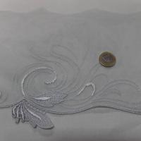 galon de résille dentelle gris clair en 16cm en ligne