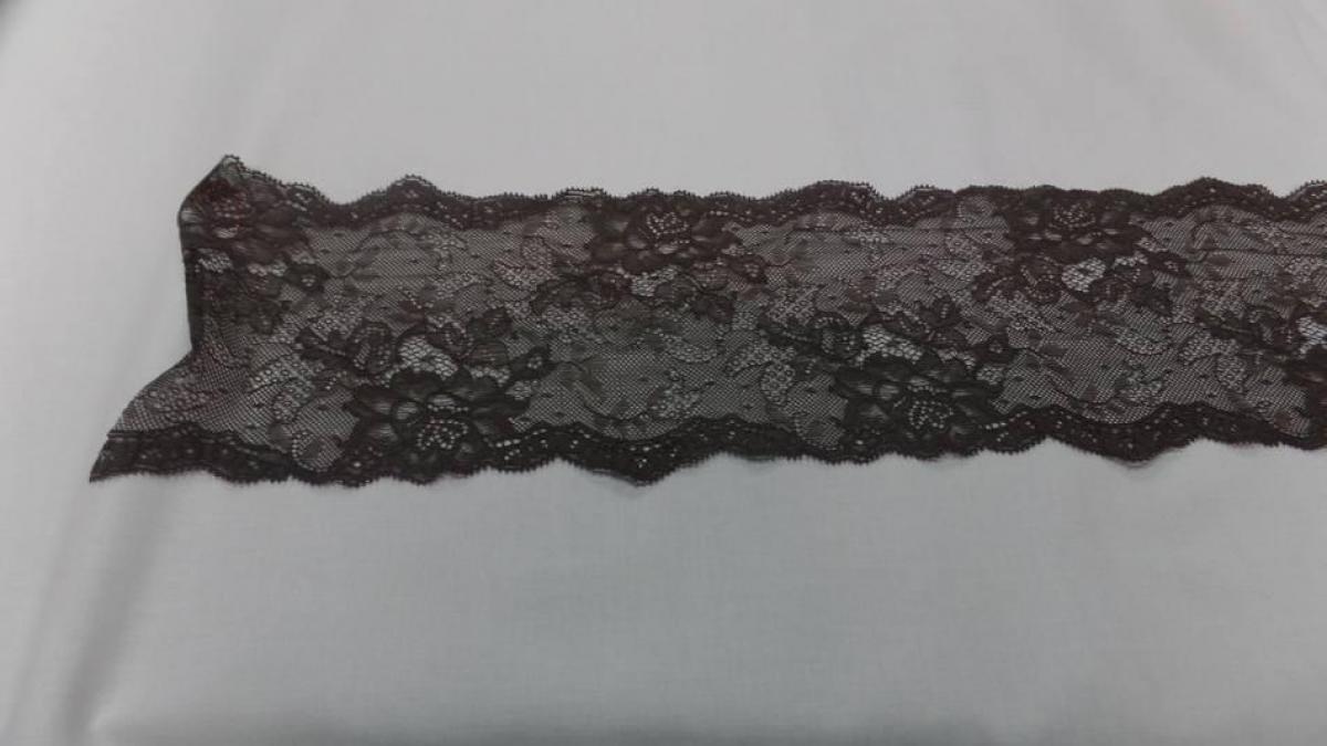 vente de galon de résille dentelle marron en 13 cm en ligne