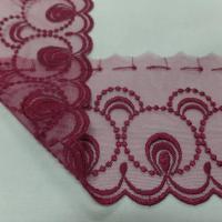 galon de résille dentelle rose en 12cm sur Marseille