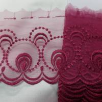 vente de galon de résille dentelle rose en 12cm