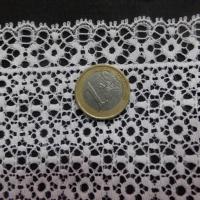 vente de galon de résille façonné blanche en 16 cm