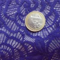 galon de résille façonné bleu indigo