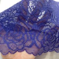 galon de résille façonné bleu indigo