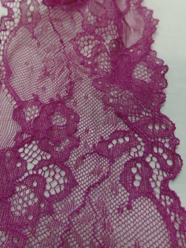 Galon de resille faconne ton fuchsia en 10 cm