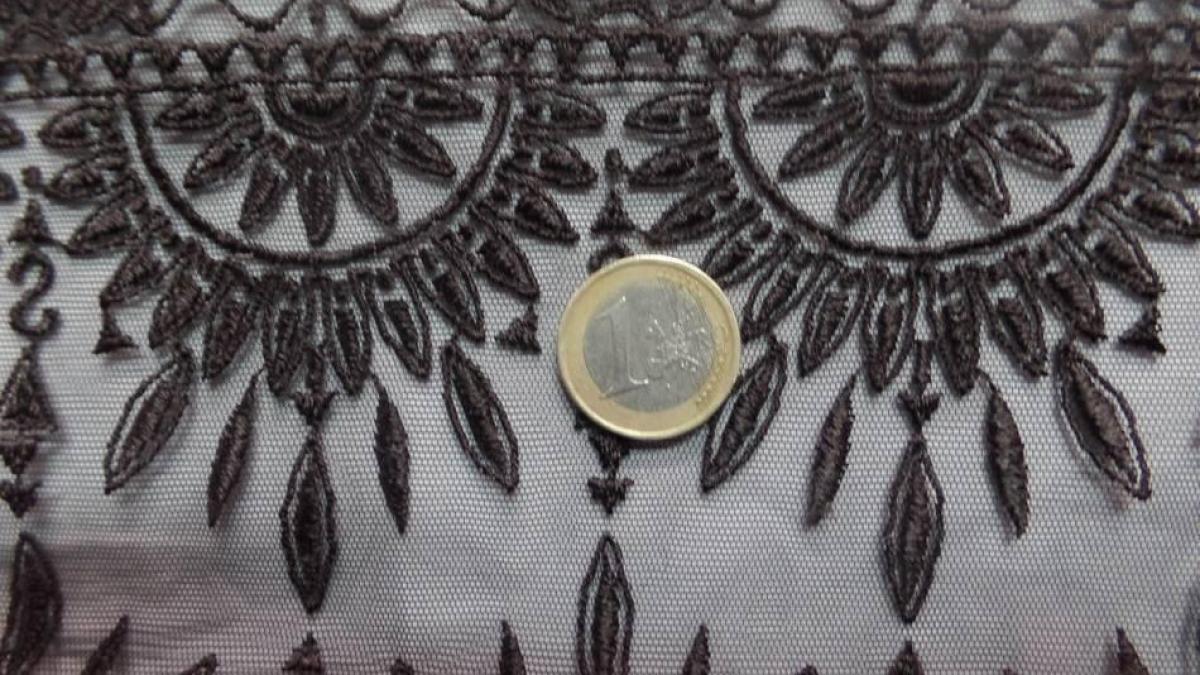 galon de résille façonné ton marron