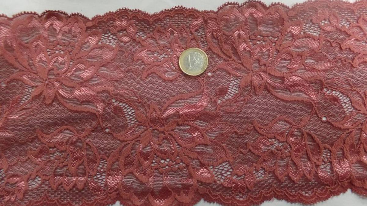 galon de résille façonné ton ocre rose en 15cm a Marseille