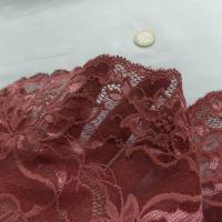 galon de résille façonné ton ocre rose en 15cm
