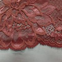 galon de résille façonné ton ocre rose en 15cm