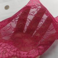 galon de résille façonné ton sorbet framboise en 15cm