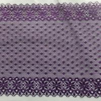 Galon de resille faconne ton violet en 16 cm