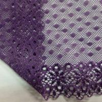 galon de résille façonné ton violet en 16 cm