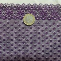 vente de galon de résille façonné ton violet en 16 cm