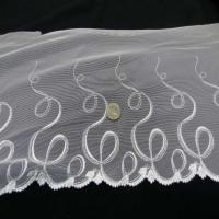 Galon de resille lycra blanche brode5