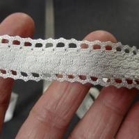 Galon ruban festonne blanc casse 1 