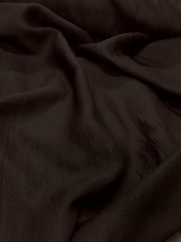 Gaze de soie marron