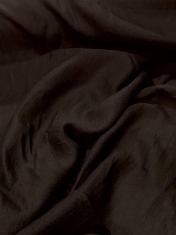 Gaze de soie marron