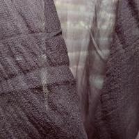 Gaze de soie prune 3 