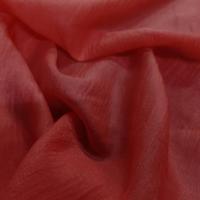 Gaze de soie rouge vermillon02