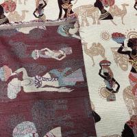 Gobelin jacquard femme africaine