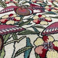 Gobelin jacquard fleurs oiseaux0