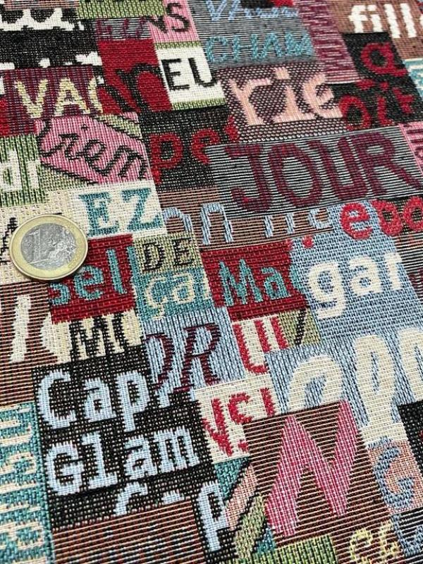 Gobelin jacquard motifs ecriture0