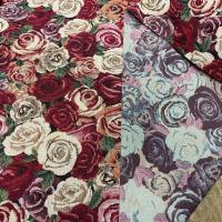 Gobelin jacquard motifs roses6