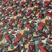 Gobelin jacquard motifs visages