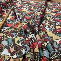 Gobelin jacquard motifs visages3