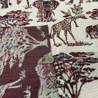 Gobelin jacquard paysage africain2