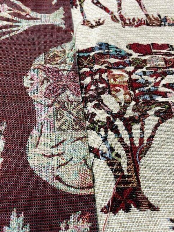 Gobelin jacquard paysage africain7