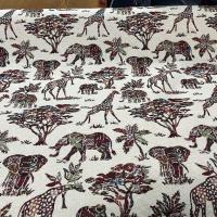 Gobelin jacquard paysage africain7