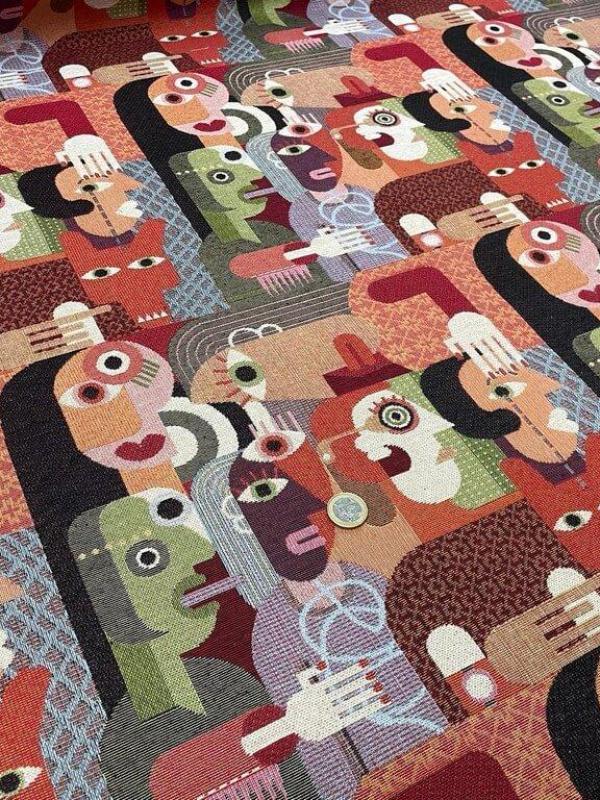 Gobelin jacquard style picasso1