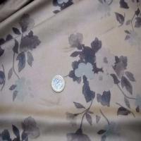 Imitation daim ton beige imprime fleurs9