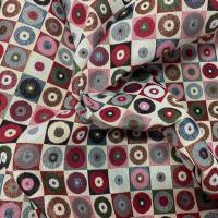 Jacquard d ameublement motifs rond multicolore