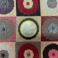 tissu Jacquard d ameublement motifs rond multicolore pas cher
