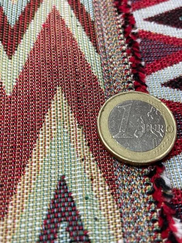 tissu Jacquard d ameublement motifs zigzag